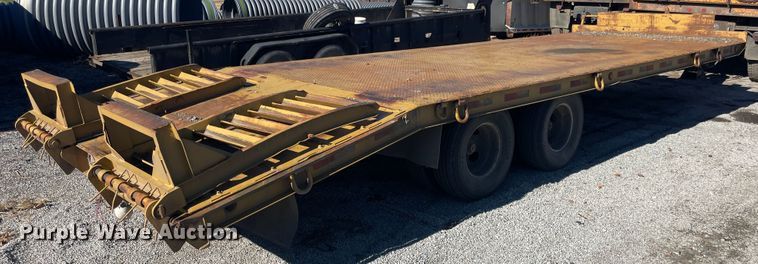 image for item IX9663 1999 Evaco DO10  equipment trailer