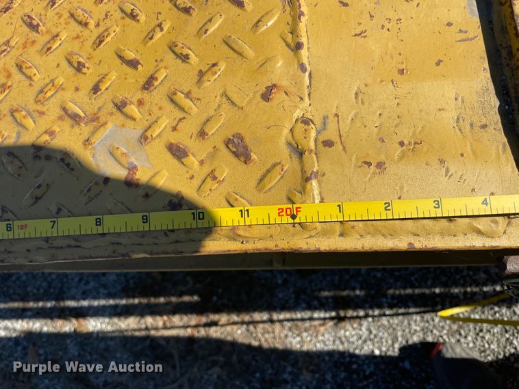 image for item IX9663 1999 Evaco DO10  equipment trailer