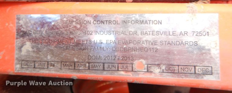 image for item JE9797 Outlaw Bad Dog Pro Z  ZTR lawn mower