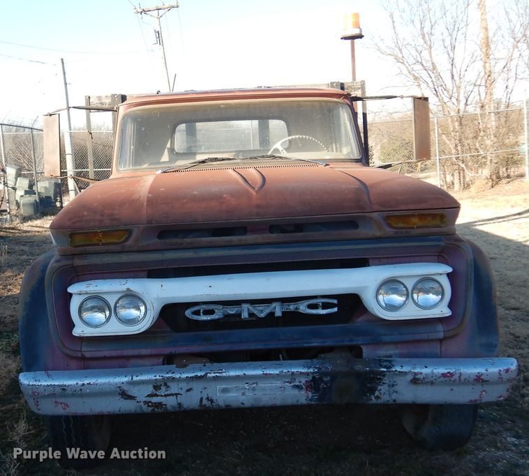 image for item JJ9719 1965 GMC 4000  flatbed truck