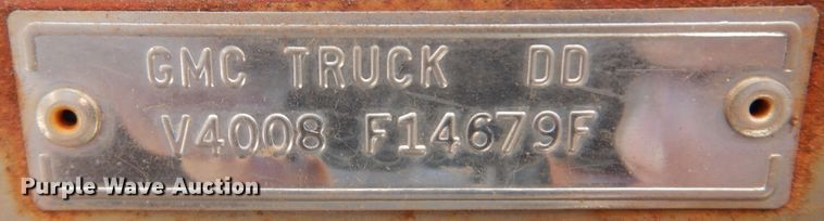 image for item JJ9719 1965 GMC 4000  flatbed truck