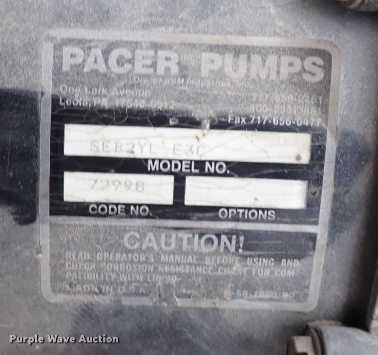 image for item JT9995 Pacer  pump