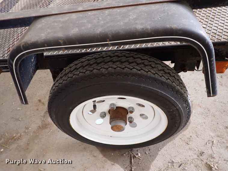 image for item JU9000 Tilt deck utility trailer