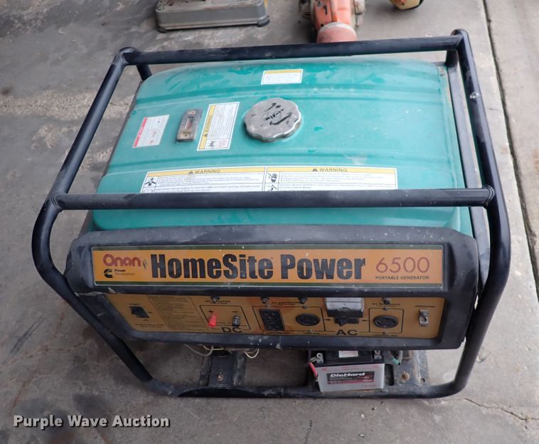 image for item JU9007 Onan 6500  generator