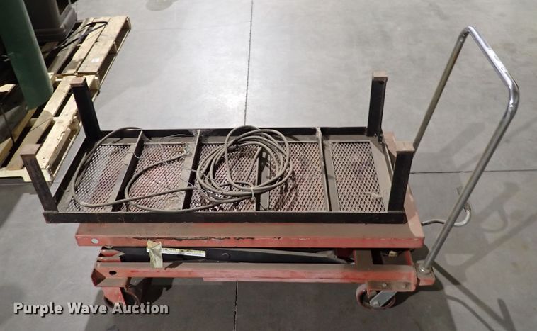 image for item JU9028 Hydraulic lift cart