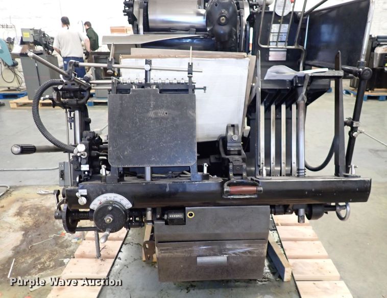 image for item JU9050 Heidelberg Original  letterpress printing press