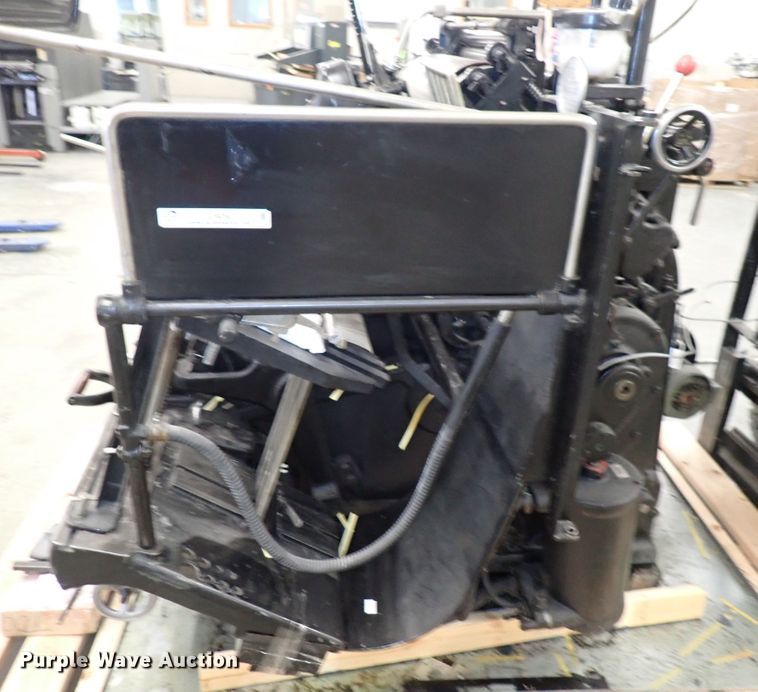 image for item JU9050 Heidelberg Original  letterpress printing press