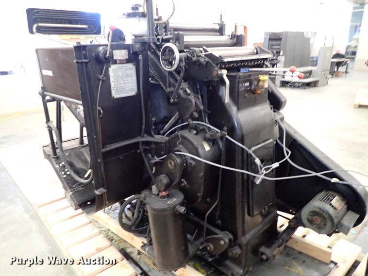 image for item JU9050 Heidelberg Original  letterpress printing press