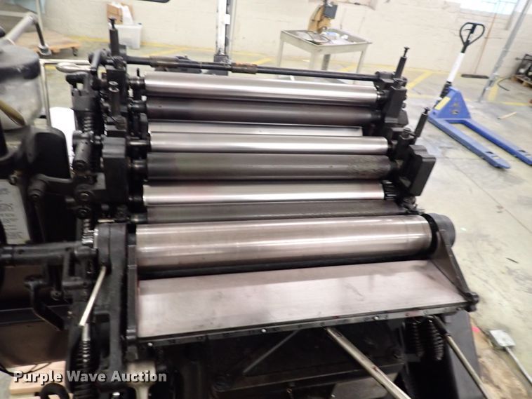 image for item JU9050 Heidelberg Original  letterpress printing press