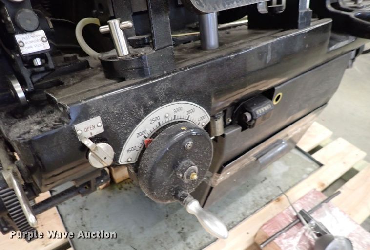 image for item JU9050 Heidelberg Original  letterpress printing press