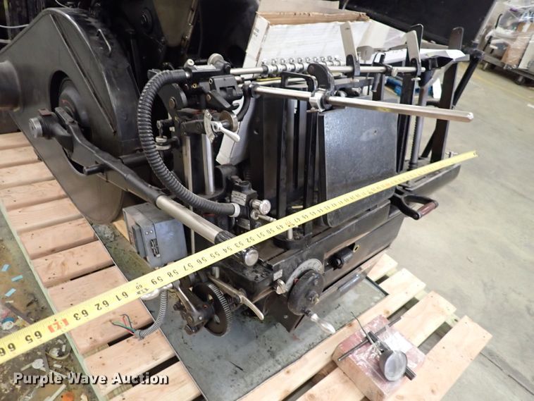 image for item JU9050 Heidelberg Original  letterpress printing press