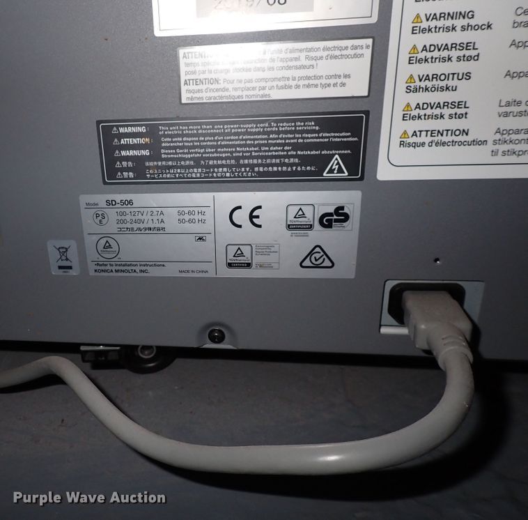 image for item JU9053 2019 Konica Minolta AccurioPress 6120  digital press