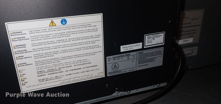 image for item JU9054 2019 Konica Minolta AccurioPress C3080  digital press