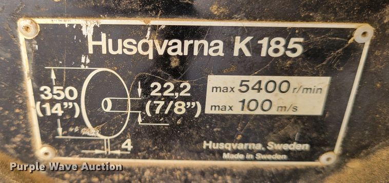 image for item KH9901 Husqvarna K185  cut-off saw