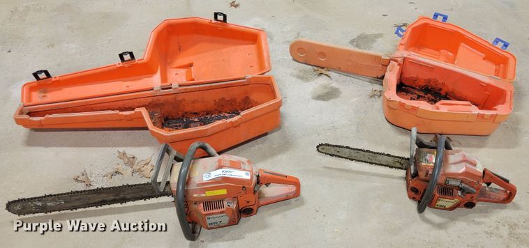 image for item KH9905 (2) Husqvarna chainsaws