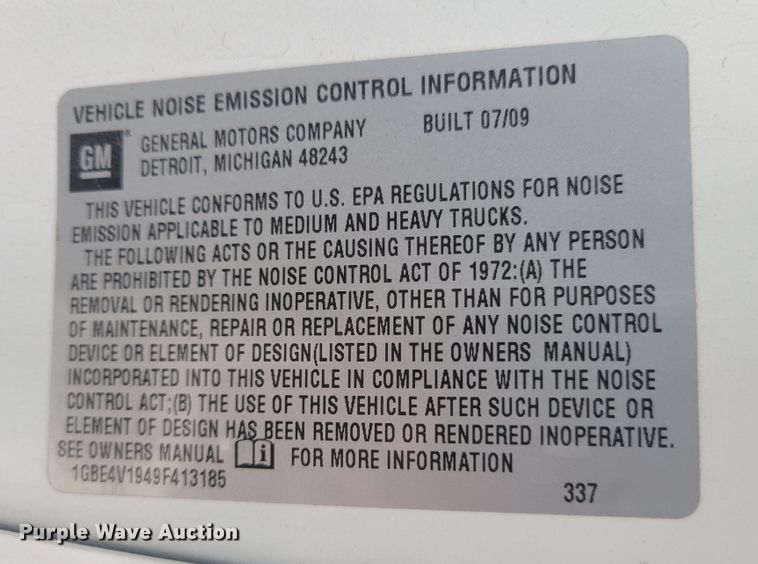 image for item KH9912 2009 Chevrolet C4500  ambulance