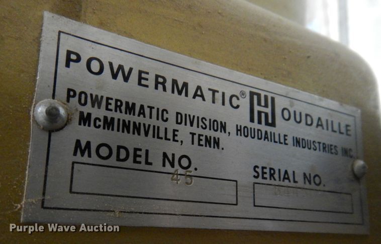 image for item KJ9480 Powermatic 45 wood lathe