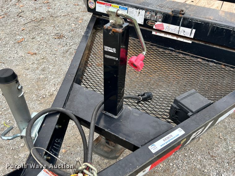 image for item KK9678 2017 PJ  utility trailer