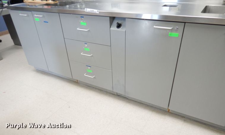 image for item KL9526 L-shaped dental work cabinet