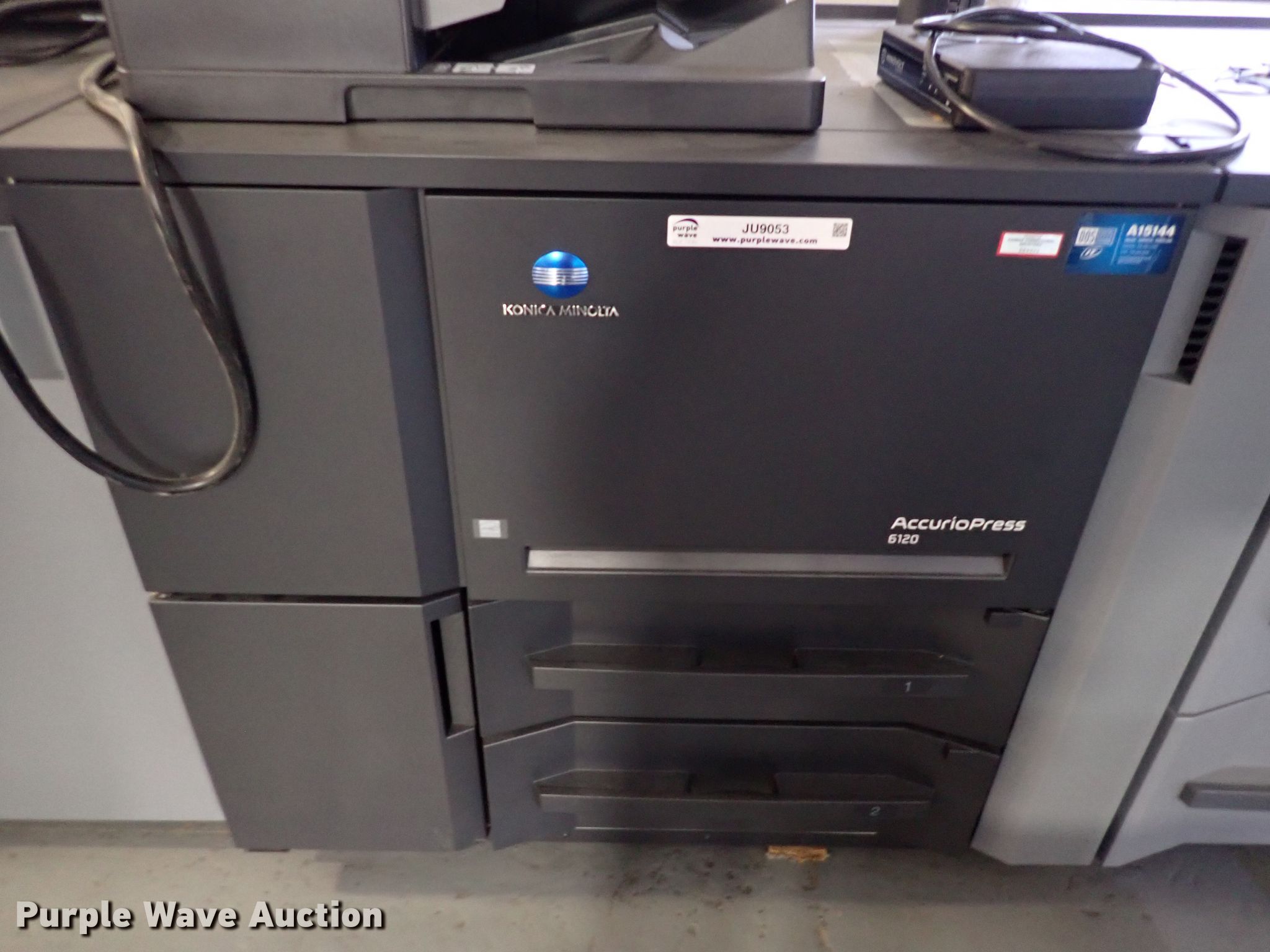 Konica Minolta AccurioPress 6120 digital press in Hutchinson, KS Item
