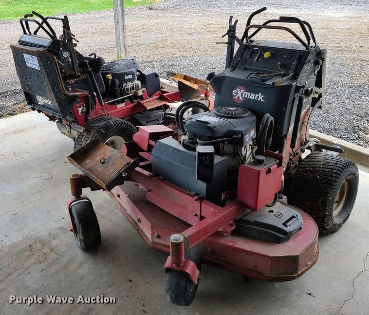 image for item DJ1519 (2) Exmark ZTR lawn mowers