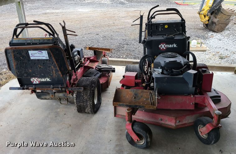 image for item DJ1519 (2) Exmark ZTR lawn mowers