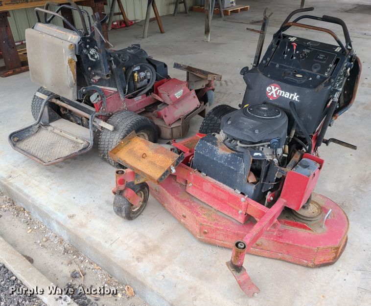 image for item DJ1519 (2) Exmark ZTR lawn mowers