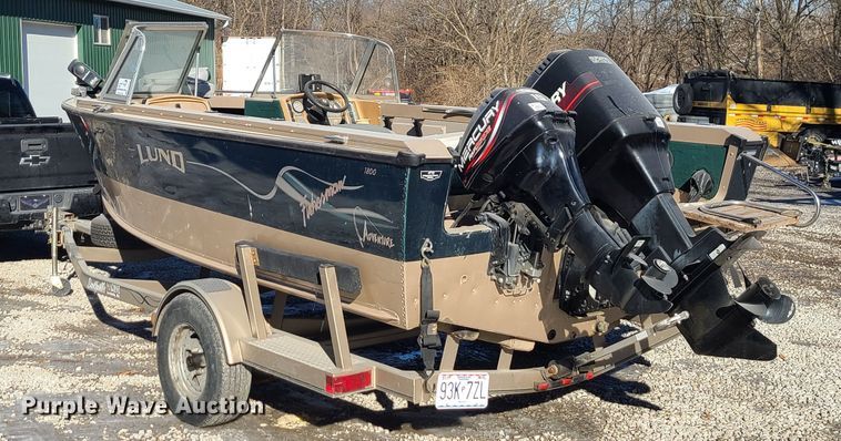 image for item DJ1691 2000 Lund Fisherman 1800  boat