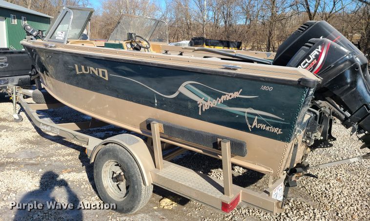 image for item DJ1691 2000 Lund Fisherman 1800  boat