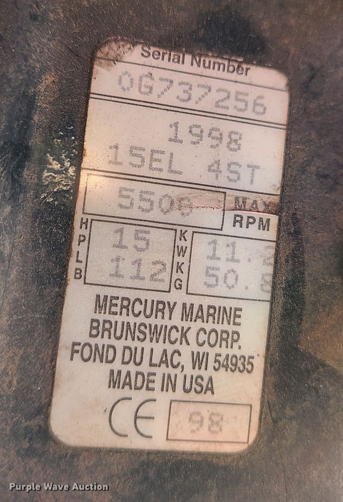 image for item DJ1691 2000 Lund Fisherman 1800  boat