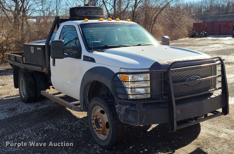 image for item DJ1695 2014 Ford F450 Super Duty  flatbed truck