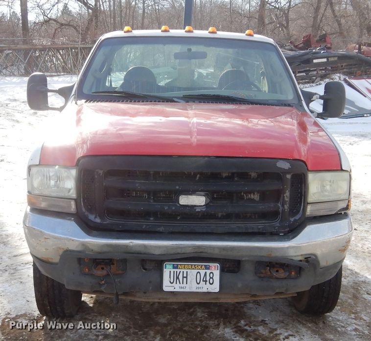 image for item DK3477 2004 Ford F550 Super Duty XL  hook lift truck