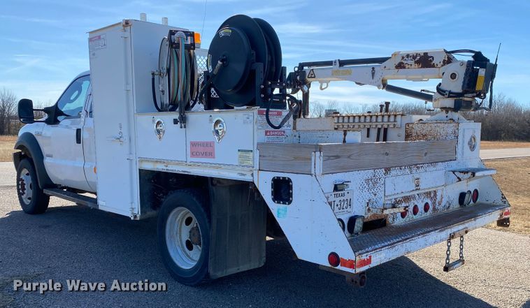 image for item DL6859 2007 Ford F550 Super Duty  utility / service truck