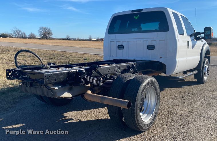 image for item DL6861 2015 Ford F550 Super Duty  SuperCab truck cab and chassis