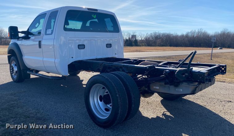 image for item DL6861 2015 Ford F550 Super Duty  SuperCab truck cab and chassis