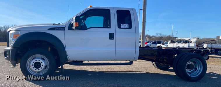 image for item DL6861 2015 Ford F550 Super Duty  SuperCab truck cab and chassis