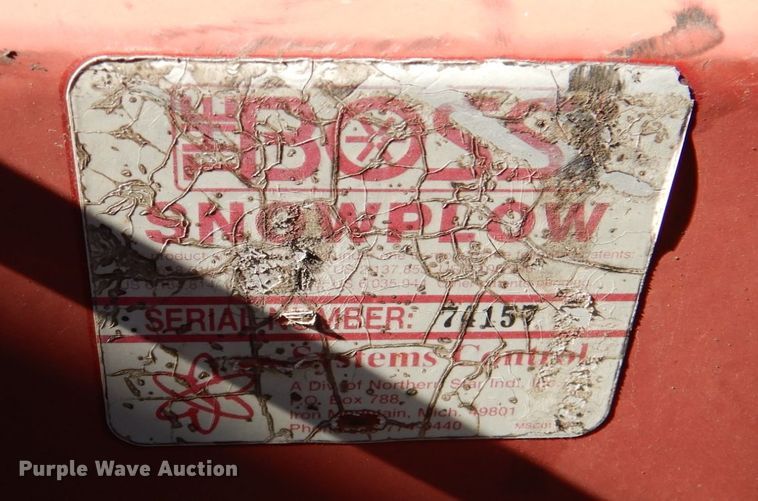 image for item DN2679 Boss  snow plow
