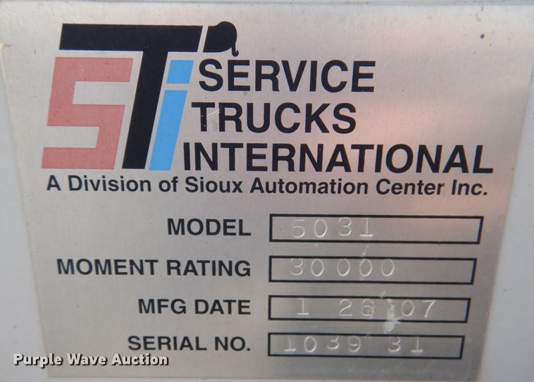 image for item DN5449 2007 Ford F550 Super Duty XL  utility / service truck