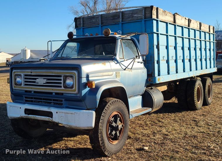 image for item GB9168 1973 Chevrolet C65  grain truck