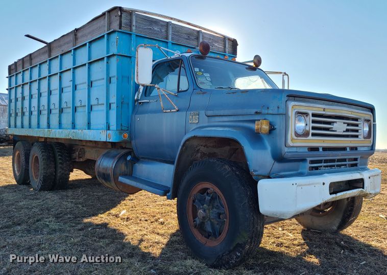 image for item GB9168 1973 Chevrolet C65  grain truck