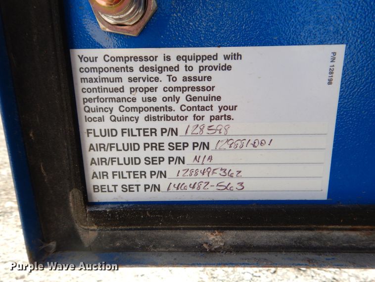 image for item HD9761 Quincy QGB-30  air compressor