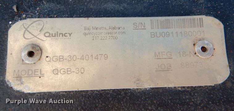 image for item HD9761 Quincy QGB-30  air compressor