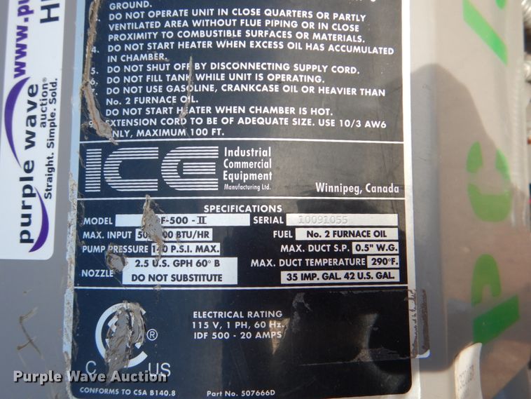 image for item HD9763 ICE  IDF-500-II heater