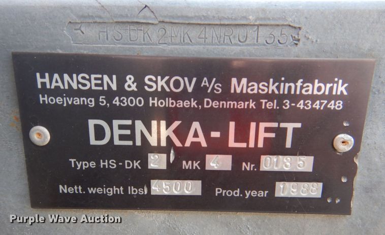 image for item HD9769 1988 Denka-Lift HS-DK2  boom lift