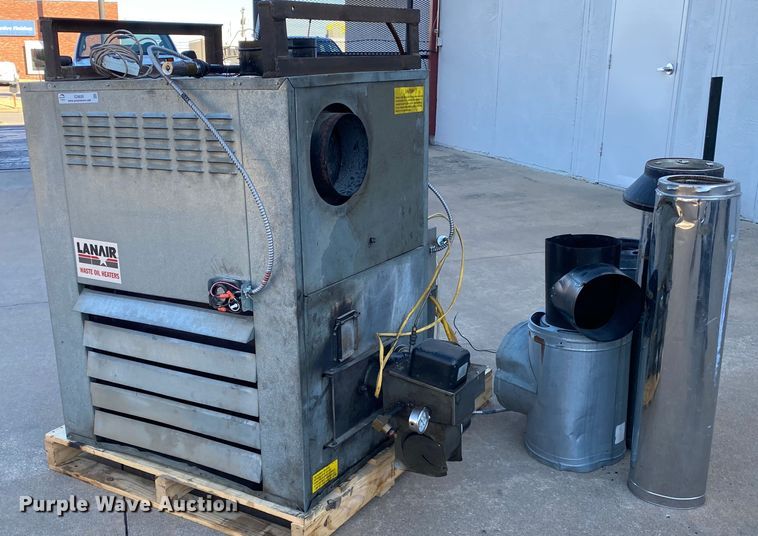 Lanair HI-260 waste oil heater in Tulsa, OK | Item IG9650 sold | Purple Wave