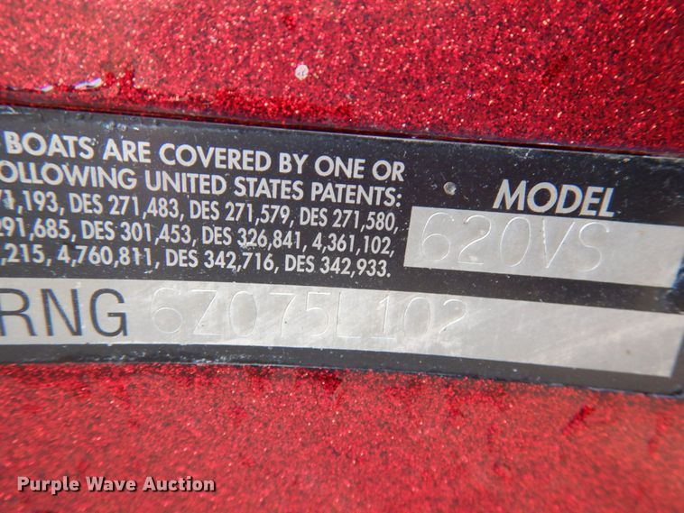 image for item IO9578 2002 Ranger 620VS  boat