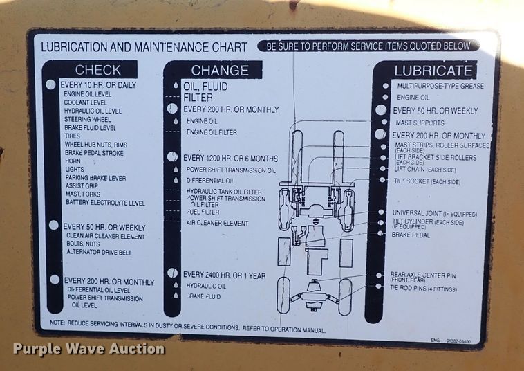 image for item IS9378 Caterpillar  forklift
