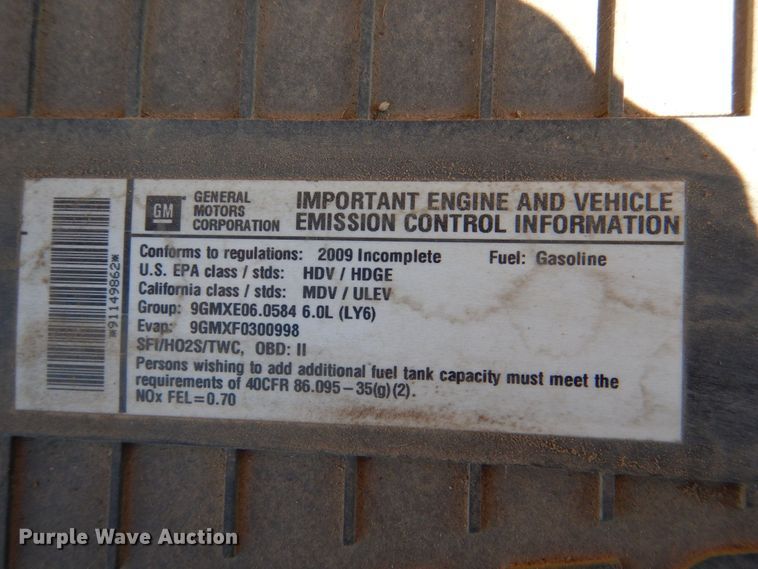 image for item JD9460 2009 Chevrolet Express 3500  school bus