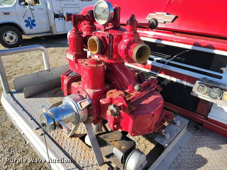 image for item JE9114 Chevrolet C50  pumper fire truck