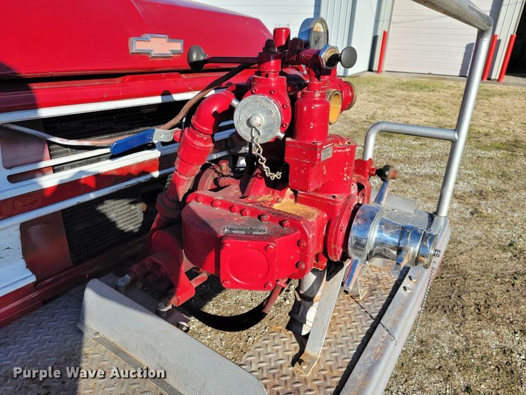 image for item JE9114 Chevrolet C50  pumper fire truck